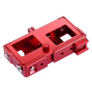 Red Anodized Aluminum Fixture